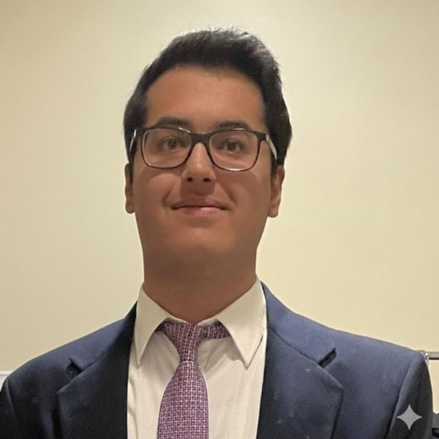 Professional portrait of Krish Malik attending the SIIM Annual Meeting, showcasing medical imaging expertise and networking within the radiology community.