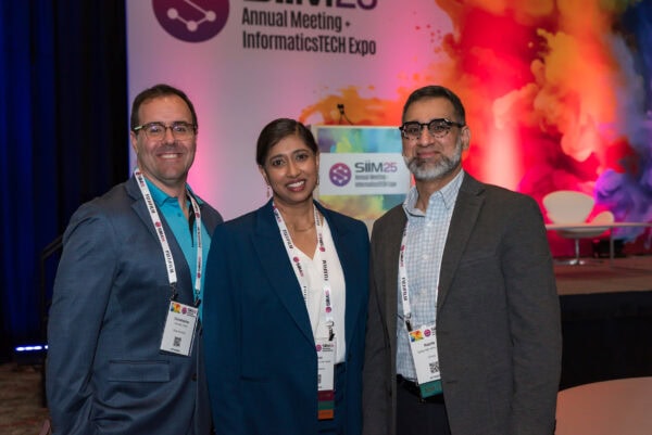 Fujifilm representatives at the SIIM Annual Meeting, showcasing innovative medical imaging and informatics solutions at the SIIM25 conference.