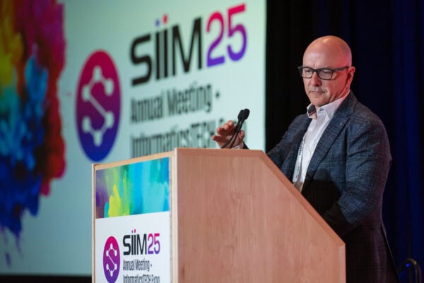 Expert speaker at SIIM Annual Meeting delivering a presentation on medical imaging innovations and informatics at the SIIM 25th Annual Meeting and Informatics Congress.