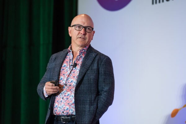 Innovative healthcare technology presentation at SIIM Annual Meeting, showcasing medical imaging insights and advancements.