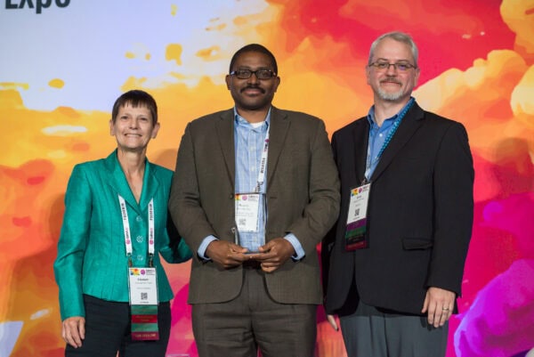 Award-winning medical professionals at the SIIM Annual Meeting presenting innovative imaging solutions, radiology advancements, and AI in healthcare, showcasing leadership in medical imaging technology and digital health innovation.