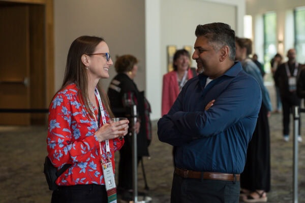 Networking at the SIIM Annual Meeting, where healthcare professionals and radiology experts connect, share insights, and collaborate on innovations in medical imaging and informatics.
