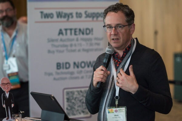 Impactful speaker at SIIM Annual Meeting discussing advanced medical imaging solutions and innovations in healthcare technology.