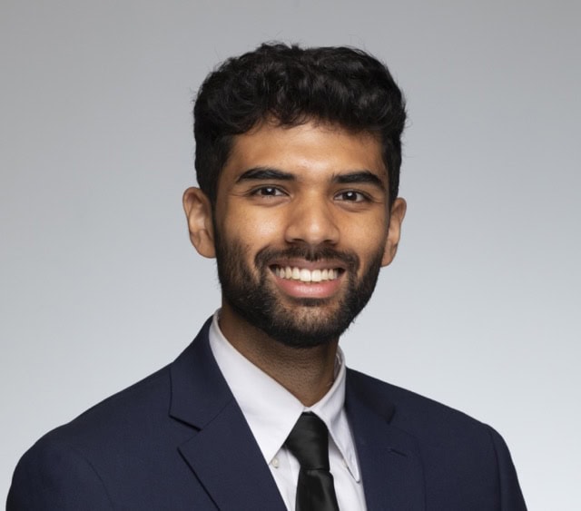 Professional portrait of Preetham Bachina, MSE, attending the SIIM Annual Meeting 2023, showcasing a confident smile and formal attire.