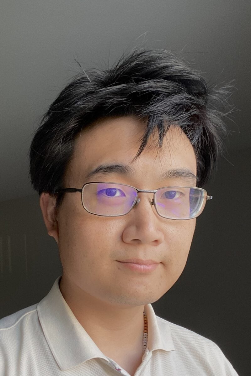 Portrait of Zenas Huang, MSc, attending the SIIM Annual Meeting, showcasing a professional conference setting with a focus on medical imaging and informatics.