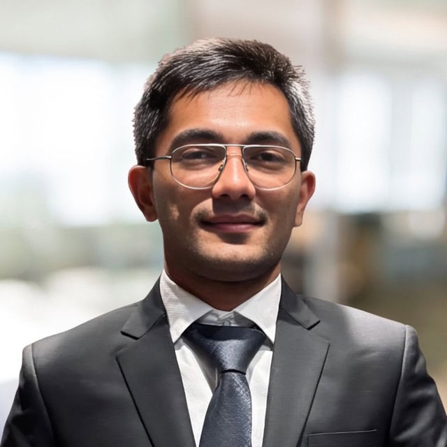 Aawez Mansuri, MS, a medical imaging specialist, attending the SIIM Annual Meeting, showcasing advancements in AI and radiology technology.