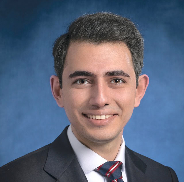 Professional headshot of Bahram Mohajer, MD, MPH, attending the SIIM Annual Meeting, showcasing a confident healthcare professional in formal attire.