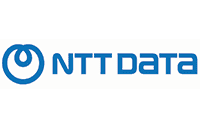 NTT Data Americas logo displayed at the SIIM Annual Meeting, showcasing innovative healthcare IT solutions and digital imaging expertise.