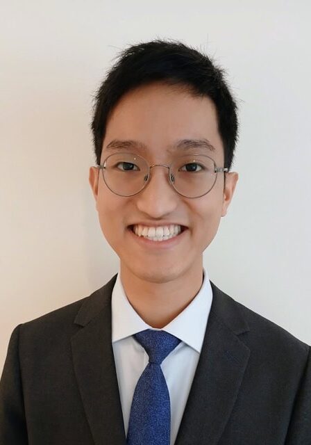 Skylar Chan, BS, attending the SIIM Annual Meeting, showcasing a professional appearance and engaging presence.